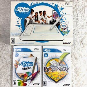 Wii UDraw Game Table +UDraw Studio + Wii UDraw Pictionary Set